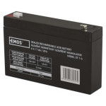 Maintenance-free lead-acid battery 6 V/7 Ah, faston 4.7 mm