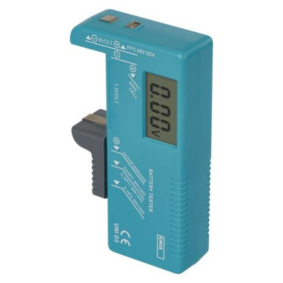 Universeller Batterietester (AA, AAA, C, D, 9V, Knopfzelle)