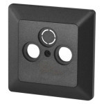 TV radio satellite socket cover, anthracite