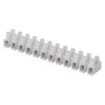 Terminal block 12x6,0 mm white