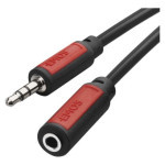 JACK kábel 3,5 mm stereo, vidlica - 3,5 mm zásuvka 2,5 m