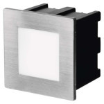 LED vstavané svietidlo AMAL 80×80, 1,5 W teplá biela, IP65