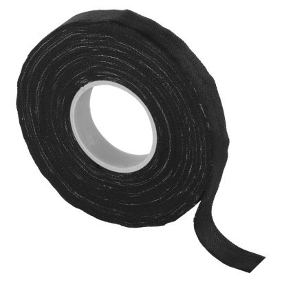 Insulating textile tape 15mm / 15m black