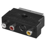 Redukce SCART na 3x CINCH + SVHS adaptér