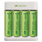Battery charger GP Eco E411   4× AA 2100   4× AAA 800