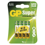 Alkalická baterie GP Super AAA (LR03)