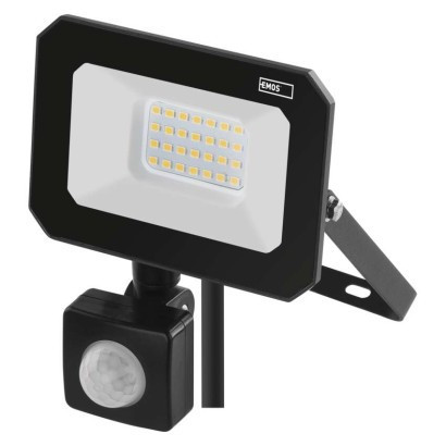 LED-Strahler SIMPO mit Bewegungssensor, 20 W, schwarz, neutralweiß