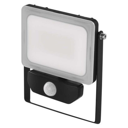 ILIO LED reflektor so senzorom pohybu, 21 W, čierny, neutrálna biela