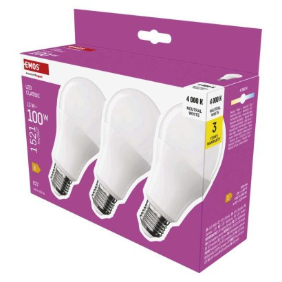 LED bulb Classic A60 / E27 / 13 W (100 W) / 1521 lm / neutral white