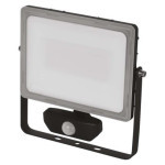 ILIO LED spotlight with motion sensor, 51W, black, neutral white