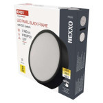 LED luminaire NEXXO, circular, black, 21W, with CCT change