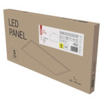 LED-Paneel PROXO 30×60, rechteckig versenkt weiß, 19W neutral b.