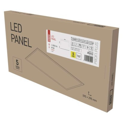 LED panel PROXO 30×60, obdélníkový vestavný bílý, 19W neutrální b.