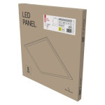 LED-Paneel PROXO 60×60, quadratisch, weiß eingebaut, 40W neutralweiß