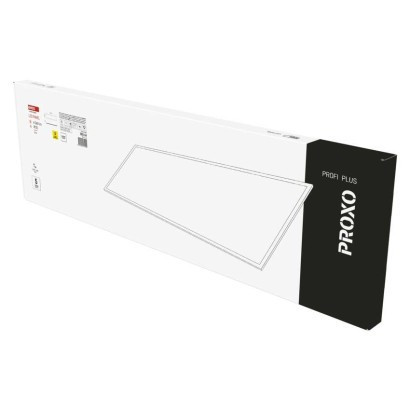 LED panel PROXO 30×120, obdĺžnikový zapustený biely, 33 W, neutrálna biela