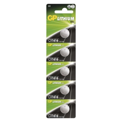 GP CR1616 lithium button cell battery