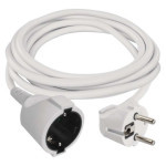 Extension cable 1.4 m / 1 socket / white / PVC / 1 mm2