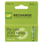 Nabíjecí baterie GP Recharge 800 AAA (HR03) 4ks