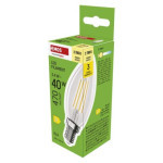 LED žiarovka Filament candle / E14 / 3,4 W (40 W) / 470 lm / teplá biela