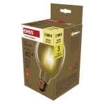 LED žiarovka Vintage G95 / E27 / 4,5 W (40 W) / 420 lm / teplá biela