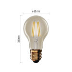 LED-Lampe Vintage A60 / E27 / 4,5 W (40 W) / 420 lm / warmweiß