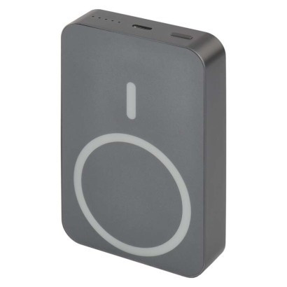 Powerbank EMOS WI 1046, 10 000 mAh, 20 W Wireless, grey