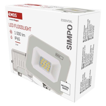 LED spotlight SIMPO 10 W, white, neutral white