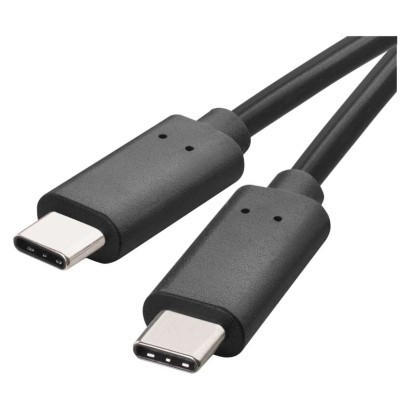 Charging and data cable 2.0 USB-C / USB-C, 1 m, black