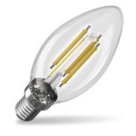 LED žárovka Filament svíčka  A CLASS / E14 / 3,8 W (60 W) / 806 lm / teplá bílá