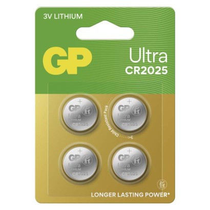 GP Ultra CR2025 Lithium-Knopfzellenbatterie