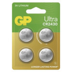 GP Ultra CR2430 lithium button cell battery