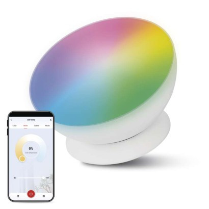 GoSmart LED ambientná lampa, biela, teplá biela-studená biela/ RGB, WiFi