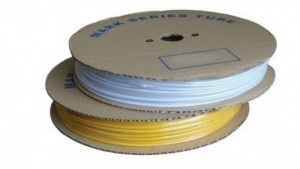 Popisovací bužírka PVC kruhová, vnitřní pr. 3,2mm/průřez 2mm2, žlutá, 200m na cívce